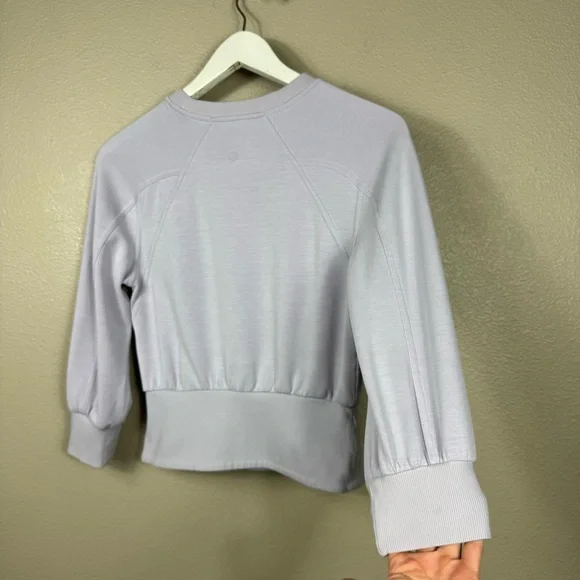 Lululemon Softstreme Ribbed-Hem Pullover Faint Lavender size 2 B - Picture 13 of 13